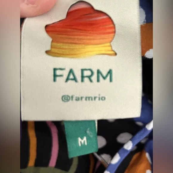 Farm Rio Under The Sea MIDI Cotton Dress Medium $275 - Picture 5 of 10